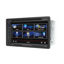 Power Acoustik PD-651B Double-DIN 6.5" LCD Touchscreen DVD Receiver with Bluetooth and USB