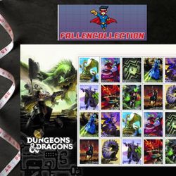 Dungeon & Dragon Forever Stamp Sheet Of 20(100ct)