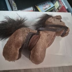Plush Horse/Pony With Bridle & Saddle Vintage 1991 Mary Meyer 8"