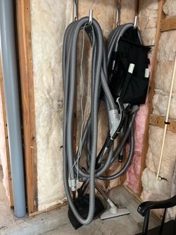 Central vac power brush and hose