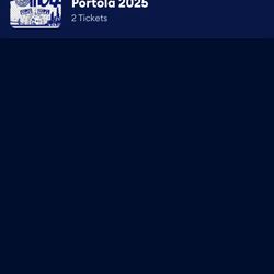 Portola 2025  VIP 2 Day Passes