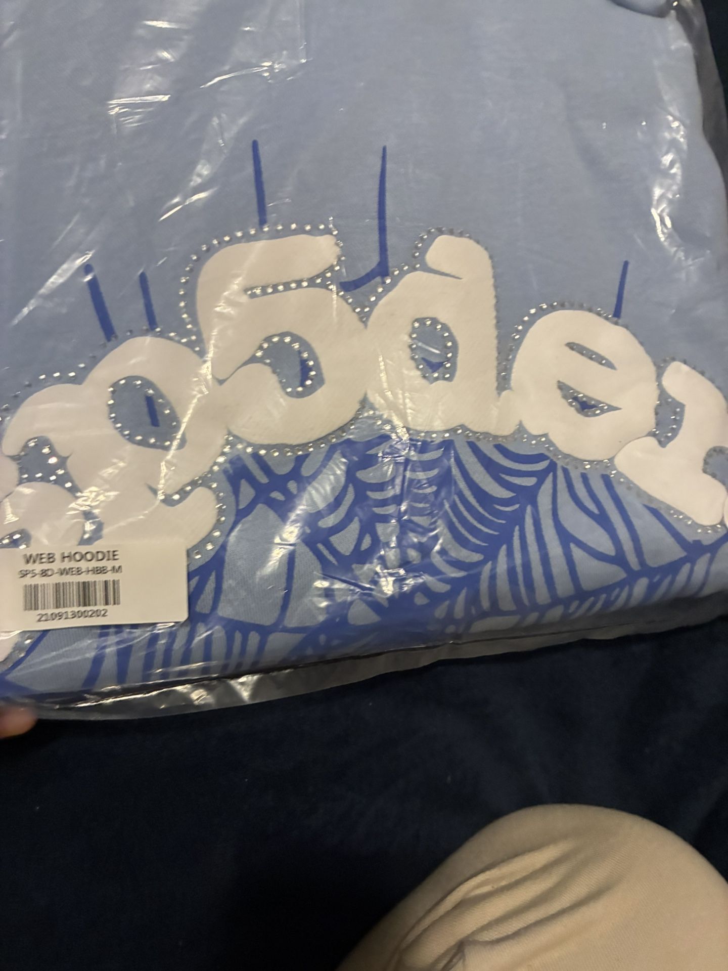 Blue Sp5der Hoodie