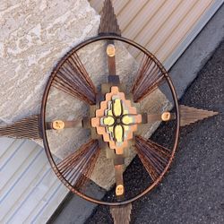 SW Southwestern Copper Metal Wall Art