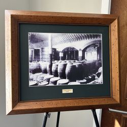 Guinness Beer Decor In Thick Wood Frame 23.5x20