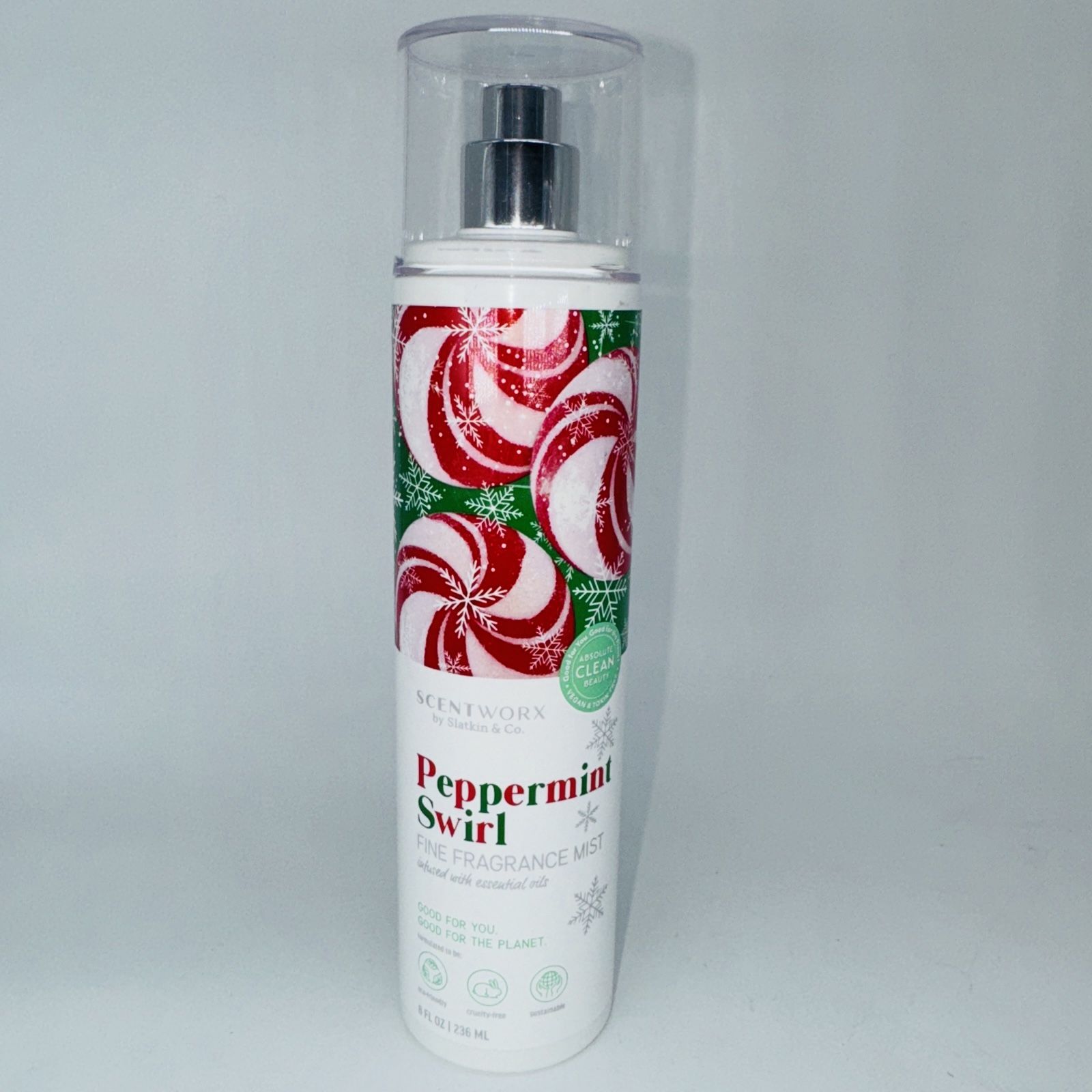 NEW Scentworx Harry Slatkin & Co. Peppermint swirl Fine Fragrance Mist candle