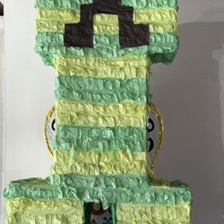 Large Minecraft Creeper Piñata