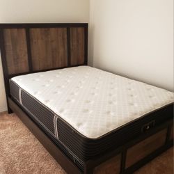 NEW QUEEN PLUSH MATTRESS & BOX SPRING 