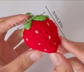 Handmade minu strawberry