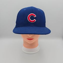 New Era Chicago Cubs Blue Adjustable Snapback Hat OSFM