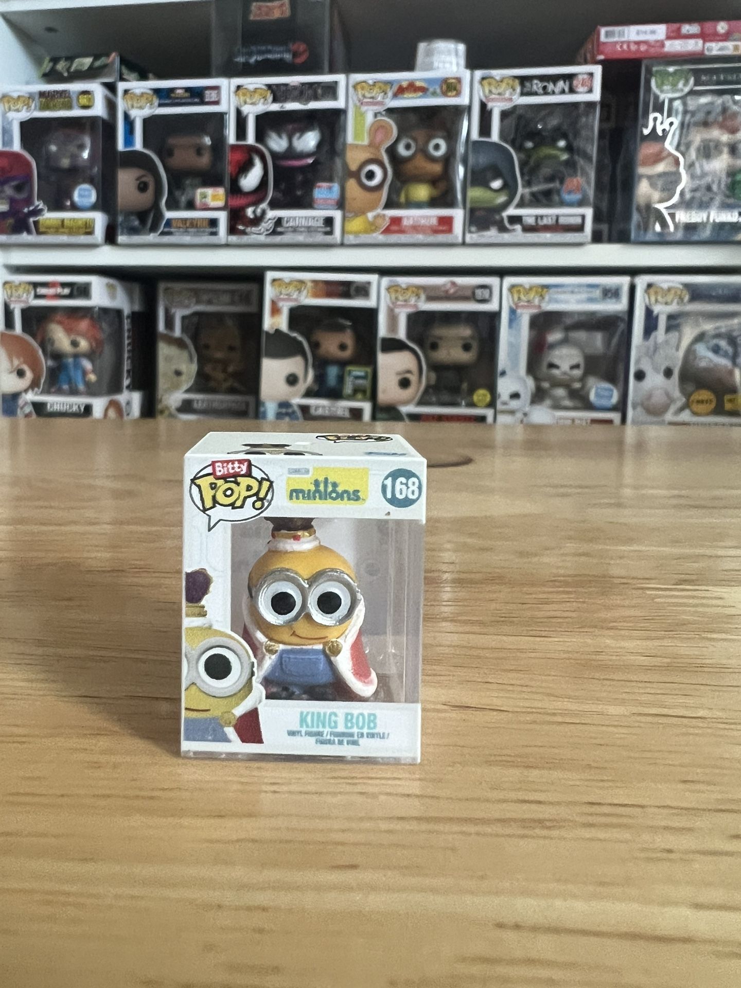 ULTRA RARE CHASE BITTY Pajama Bob Minion Funko Pop #168 Despicable Me Minions