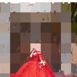 Red Quinceañera/Sweet 16 Dress