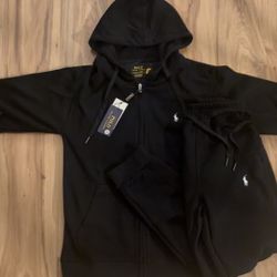Ralph Luaren Black Tracksuit