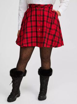 Plaid Skirt New