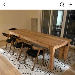 Custom Wood Rustic Dining Table