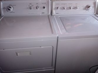 Washer dryer gas kenmore good work