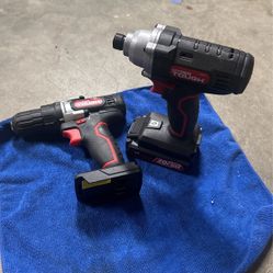 Hyper Tough Drill And Driver w/battery 