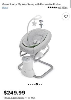 Soothe My Way Swing with Removable Rocker