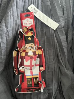 Holiday time, Christmas cookie cutters, Nutcracker, and present set of two