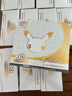 Pokemon 30th celebrations PKC ETBs
