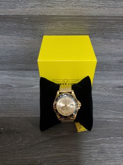 BRAND NEW Invicta Pro Diver curve Men's black Dial gold mesh band 44mm 100m date 47177