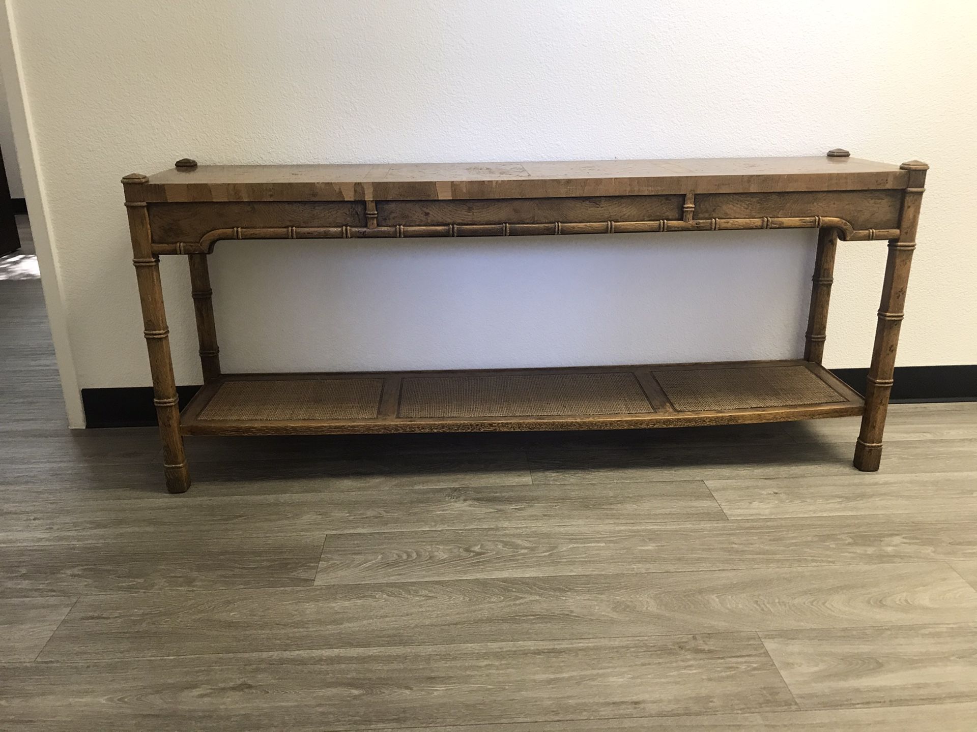 Console Table - Rustic Walnut