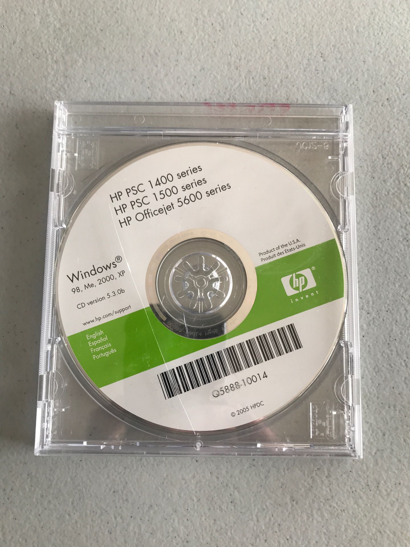 CD Windows 98, ME, 2000, XP version 5.3.0b