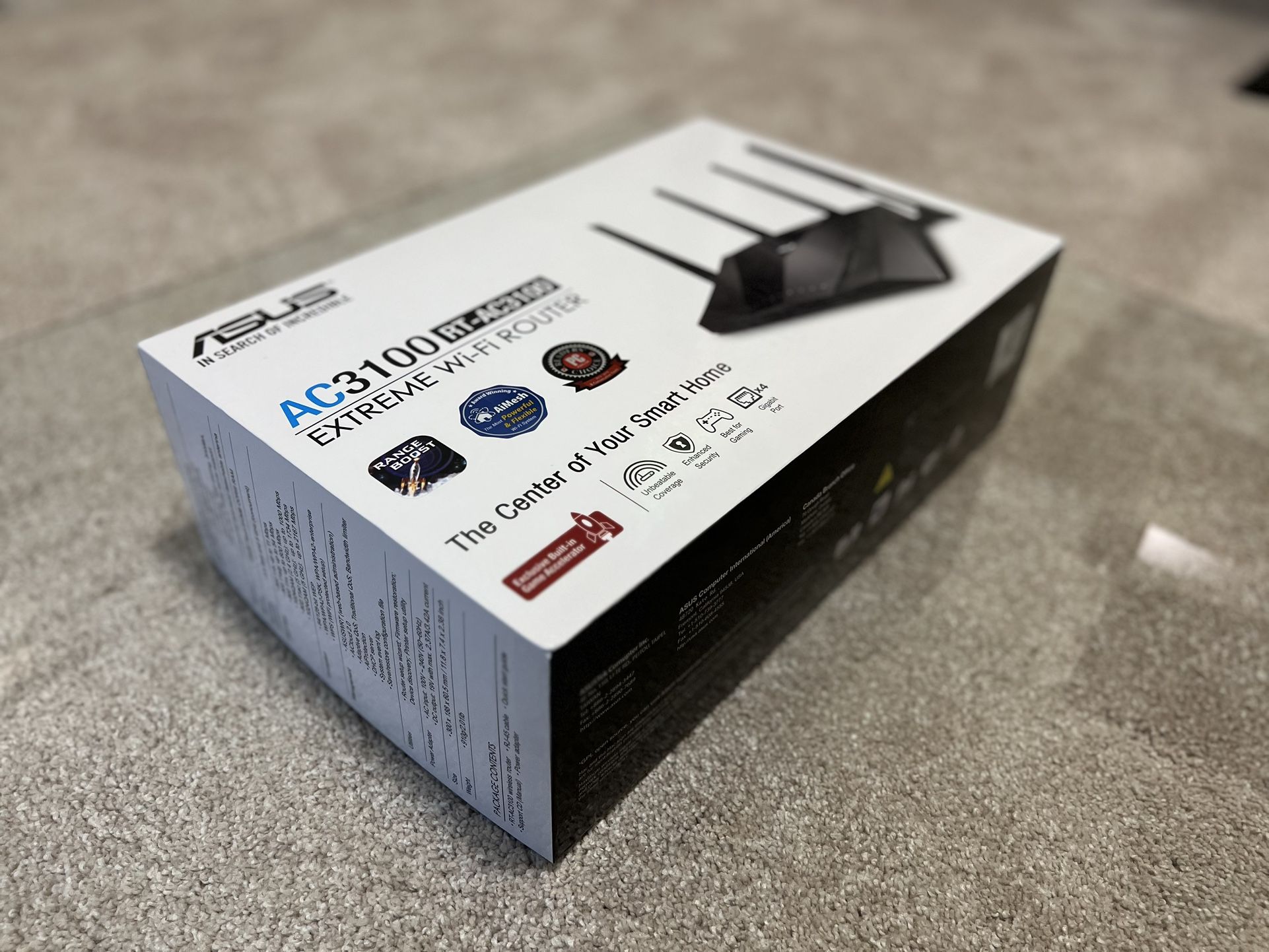 AC3100 ASUS Router (Original Packaging, Very Good Condition)
