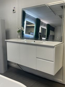 SALE ~ Modern Floating Bathroom Vanity - 48 inches