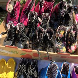 Girls Rain Boots All Sizes 