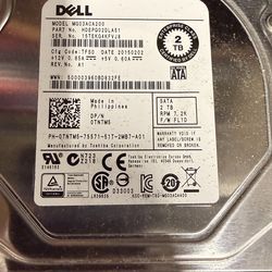 Dell Server Hard Drive Lot – 2TB & 1TB SATA 7.2K w/ Caddies (PowerEdge Compatible)