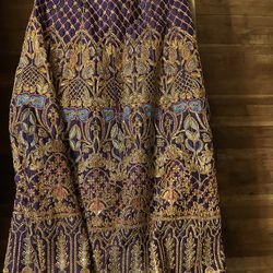 Purple lengha large