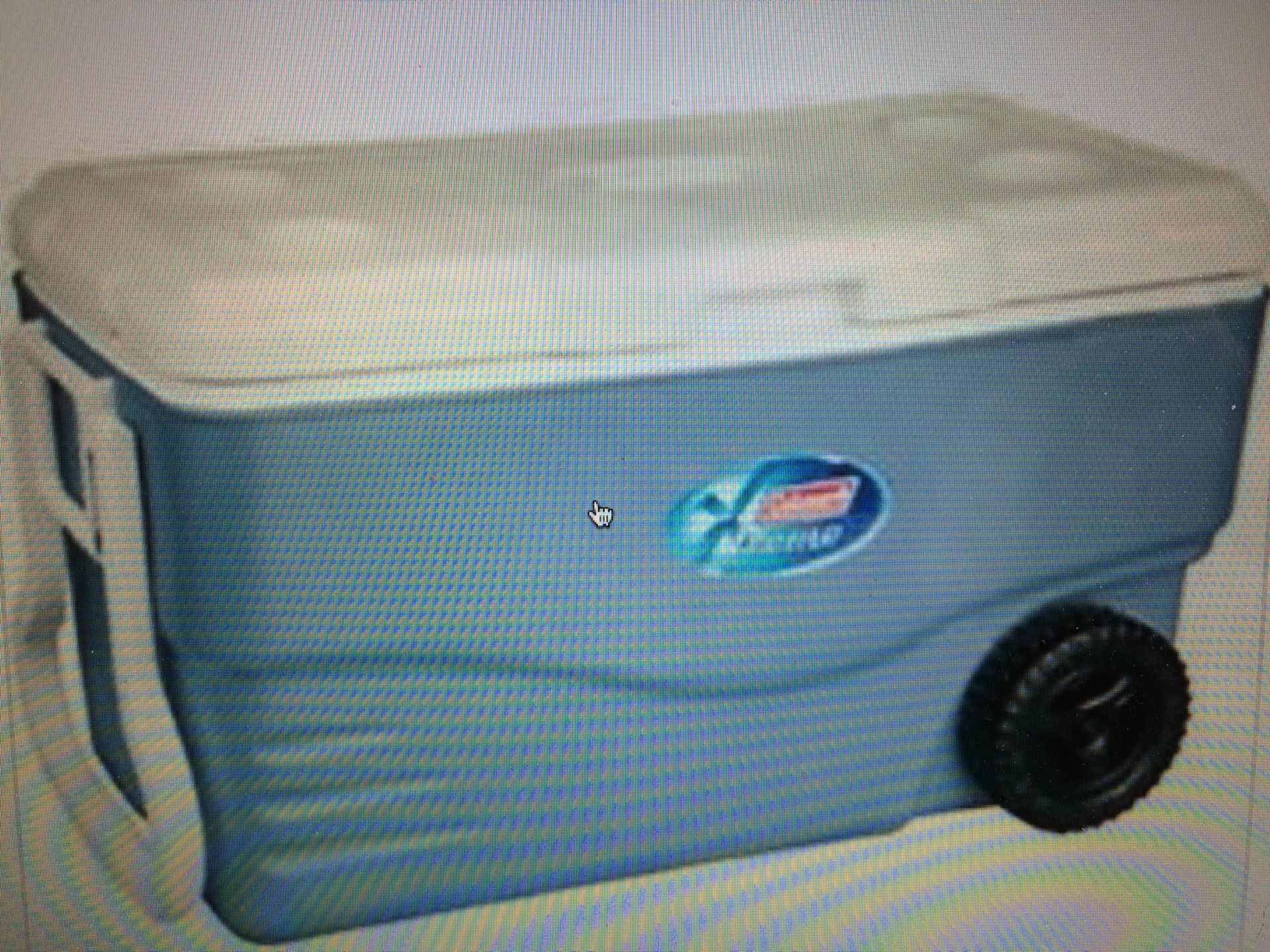 Coleman 100 quart Xtreme 5 Wheeled cooler blue