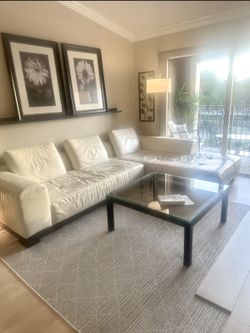 Italian Genuine Leather Sectional sofá ***!!