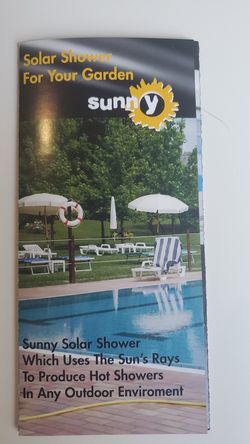 Pool, deck Solar shower NEW