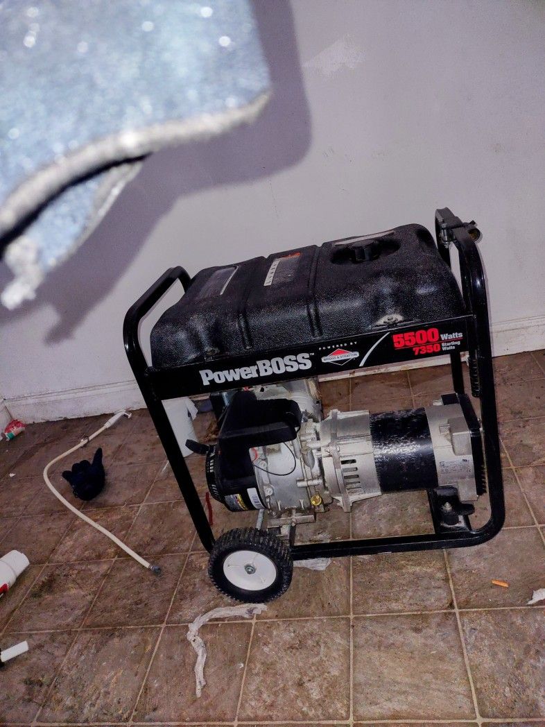 Briggs & Stratton Gas Generator 5500 Watts 7,350 Starting Watts