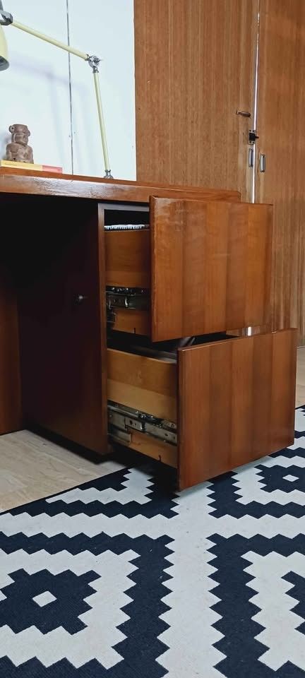 Oak Credenza Desk Vintage Home Or Office, Delivery