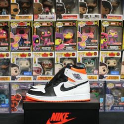 Jordan 1 Retro High Og Orange Metallic Size 9 For Men Nuevos 