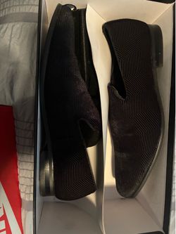 Black loafers 9.5