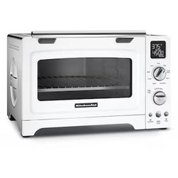 KitchenAid 6-Slice White Convection Toaster Oven