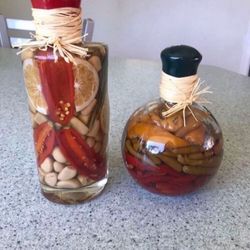 decorative oil bottles for kitchen