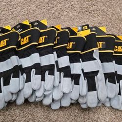 BRAND NEW! CAT Split Leather Palm Gloves