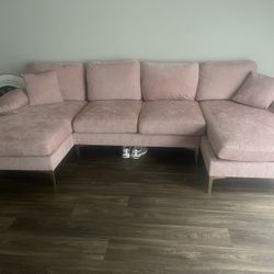 Pink Sectional