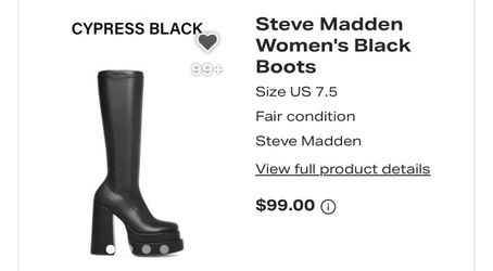 Steve madden platform boots