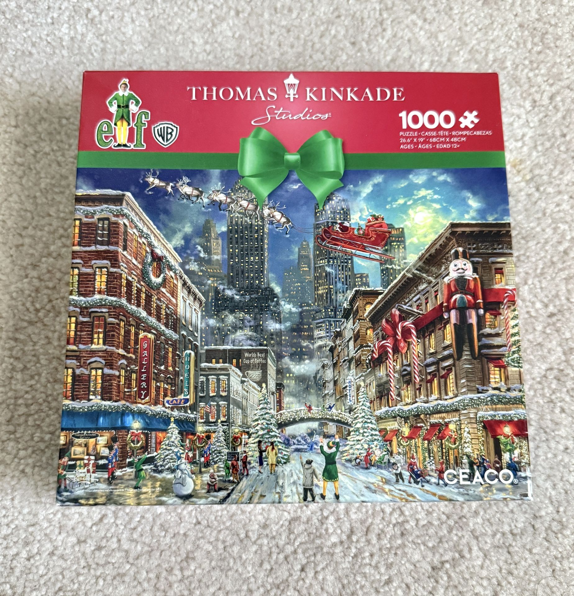 New Christmas Holiday Elf Puzzle 1000 Pieces Gift Adults Kids Teens