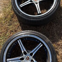 Merceli Rims Size  20’s + Tires