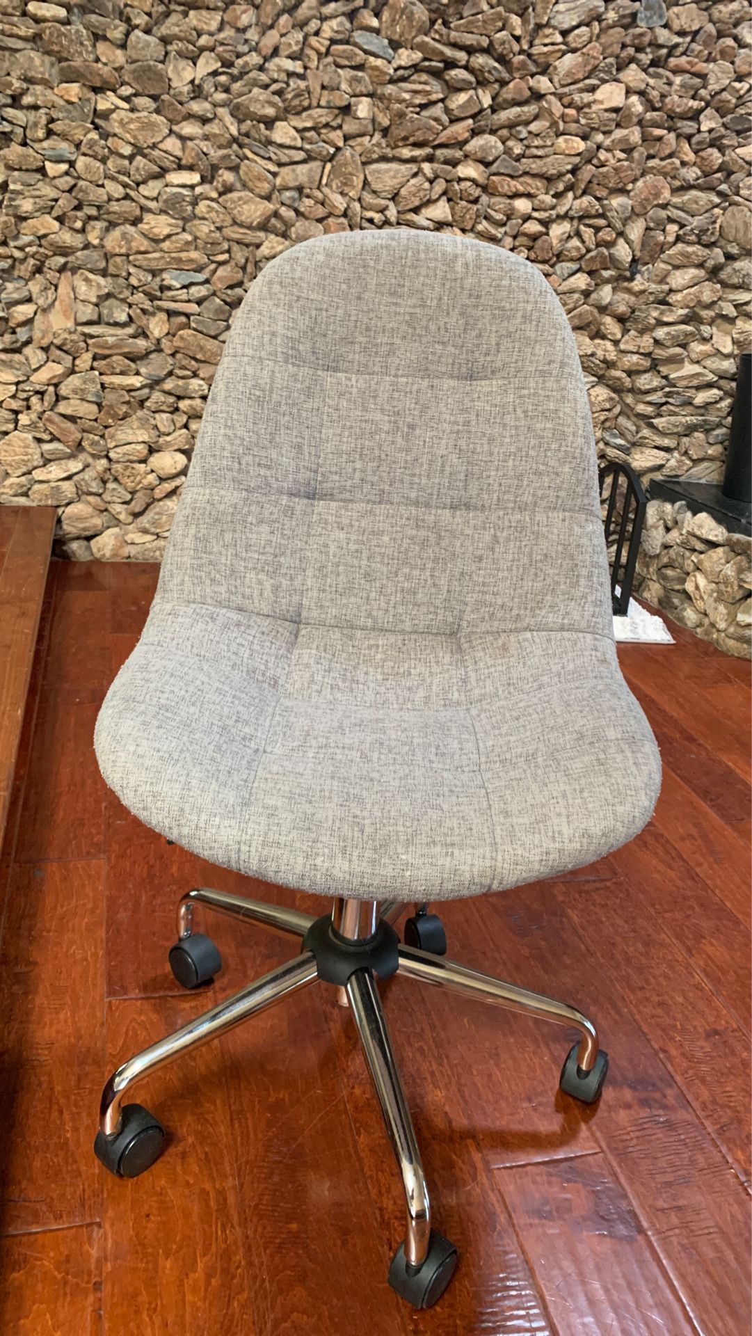 Gray desk chair