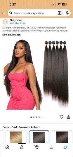 26,28,30” Synthetic Hair Extension Bundle