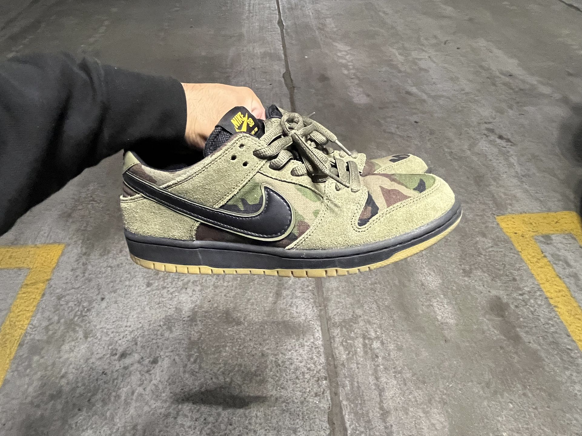 Dunk Low Sb Skate Camo Size 9.5
