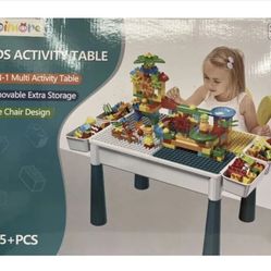 Educational Activity Desk For Kids 6 in 1 Learning Table