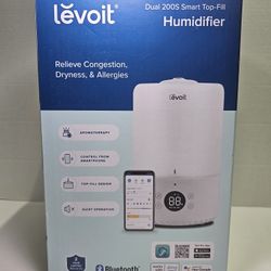 Levoit - Dual 200S .79 gallon Smart Top-Fill Humidifier - White New (Price for Each)